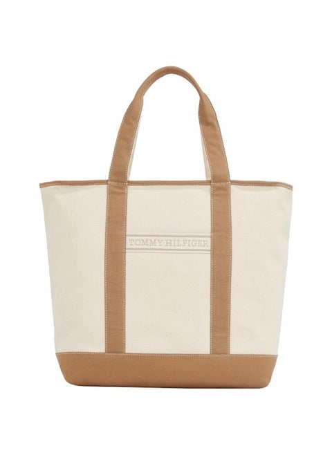 Logo Detail Zip Over Tote