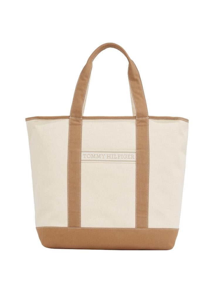 TOMMY HILFIGER Logo Detail Zip Over Tote  - Image 1