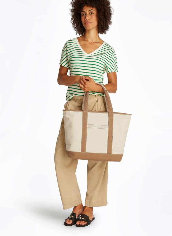 TOMMY HILFIGER Logo Detail Zip Over Tote  - Image 5