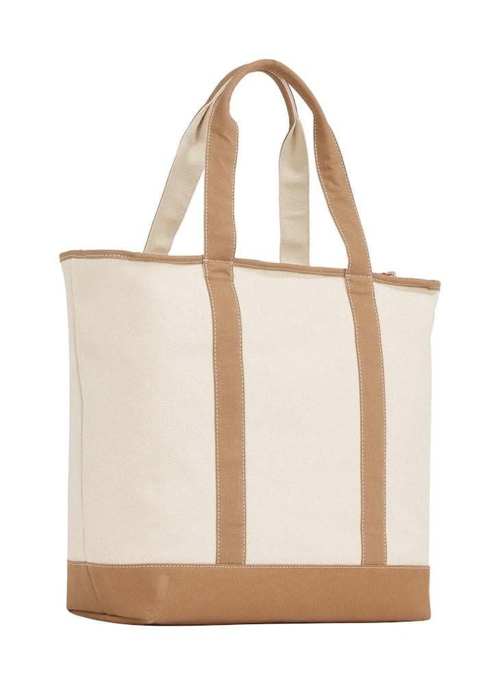 TOMMY HILFIGER Logo Detail Zip Over Tote  - Image 2