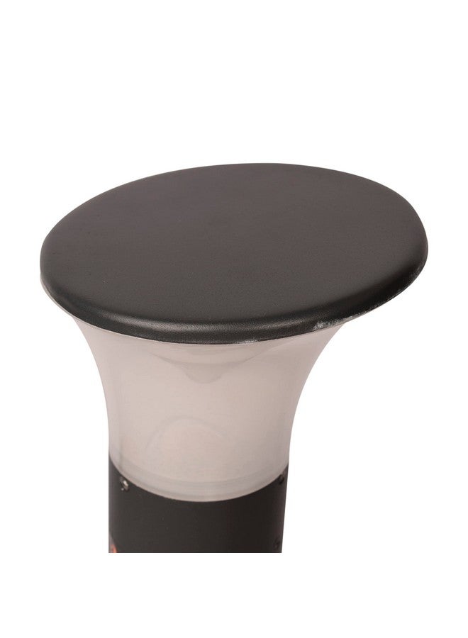 Bene أضواء حديقة بولايد الألمنيوم بيني لتزيين المنزل والحديقة 59 سم مصابيح حليبية للطقس الخارجي مقاومة للماء باللون الرمادي للحديقة والممرات (عبوة من 1) - Image 4