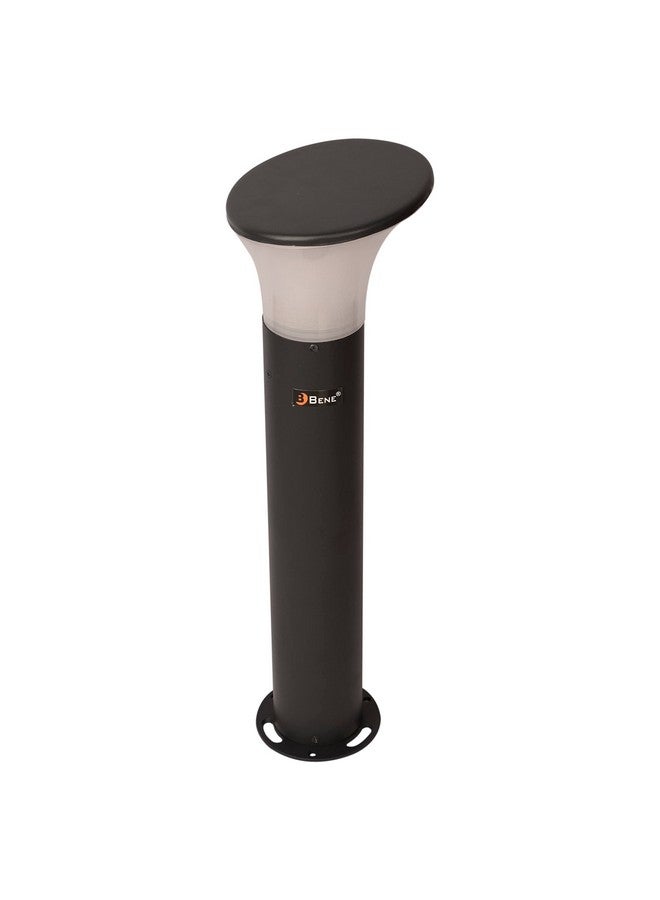 Bene أضواء حديقة بولايد الألمنيوم بيني لتزيين المنزل والحديقة 59 سم مصابيح حليبية للطقس الخارجي مقاومة للماء باللون الرمادي للحديقة والممرات (عبوة من 1) - Image 2