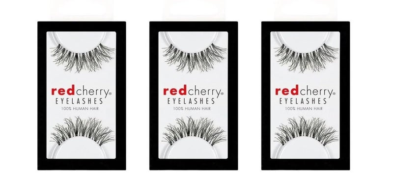 Red Cherry Red Cherry False Eyelashes WSP Pack of 3