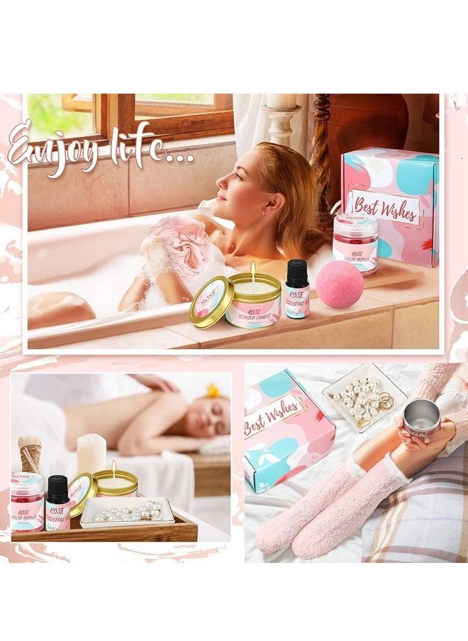 11PC Scented Candles & Bath Bombs Set,Gifts for Women for Birthday Mother's Day Women's Day,Bubble Bath Set Gifts for Women,Relaxing Spa Gift Set for Women (pink rose) - https://f.nooncdn.com/p/pzsku/Z2C2EAA38CE4B070613EFZ/45/_/1692349319/47ed0b5f-dc3e-4f8b-a284-6759692f7eef.jpg?width=original