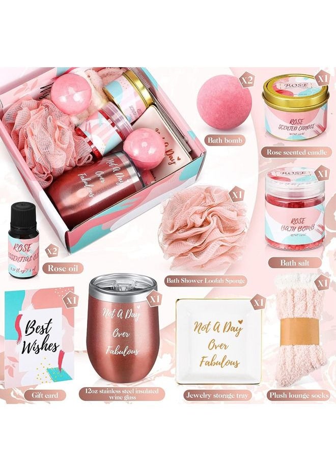11PC Scented Candles & Bath Bombs Set,Gifts for Women for Birthday Mother's Day Women's Day,Bubble Bath Set Gifts for Women,Relaxing Spa Gift Set for Women (pink rose) - https://f.nooncdn.com/p/pzsku/Z2C2EAA38CE4B070613EFZ/45/_/1692349322/8529eeb5-6ea2-4b61-a14a-cb46ac149098.jpg?width=original