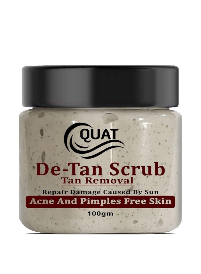 Quat De-Tan Face Scrub For Natural Glowing And Pimple Free Skin For men and women(100 Gm) - Image 1