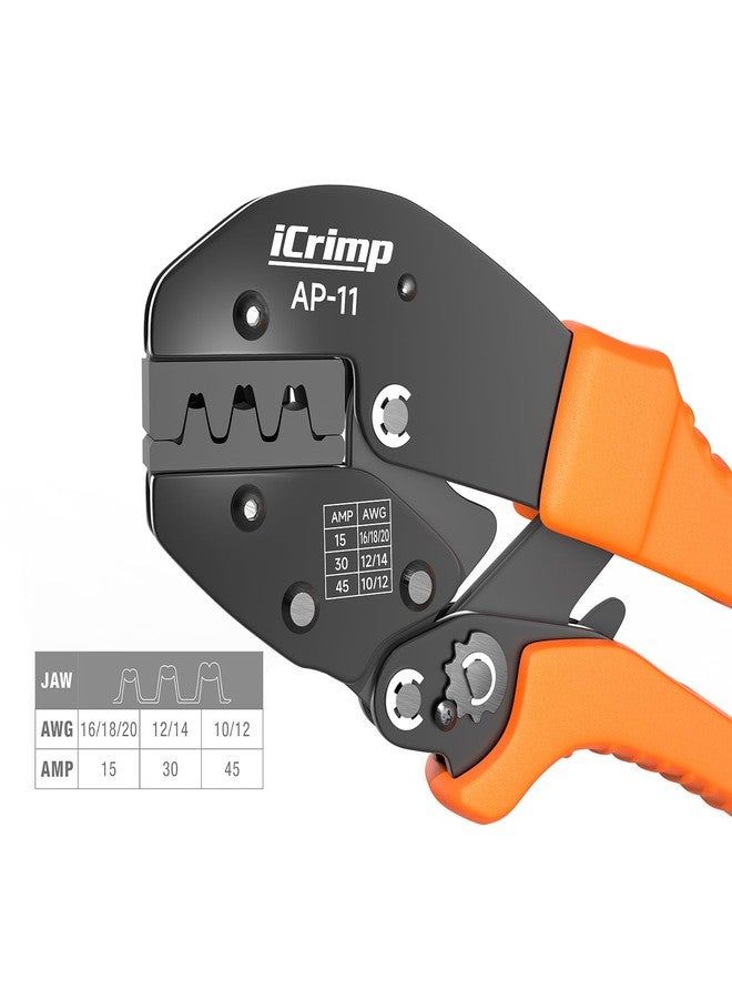 IWISS iCrimp Wire Crimping Tool for 15, 30 and 45 Amp Contacts DC Power Connector Modular Power Connector Kit - Image 3