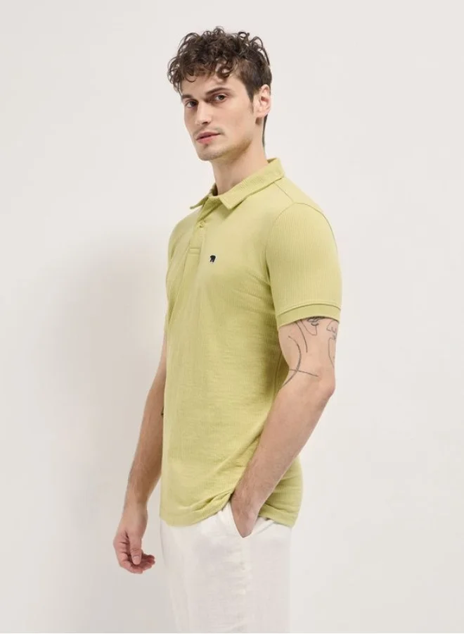 THE BEAR HOUSE Men's Polo Shirt for Casual & Semi-Formal Wear | Classic Collar Neck T-Shirt | Comfortable, Stylish & Versatile for Office, Travel, Outings & Everyday Use