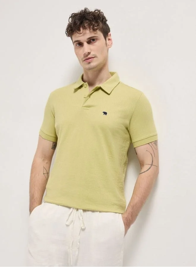 The Bear House  Men's Polo Shirt for Casual & Semi-Formal Wear | Classic Collar Neck T-Shirt | Comfortable, Stylish & Versatile for Office, Travel, Outings & Everyday Use for Men | Best Price UAE