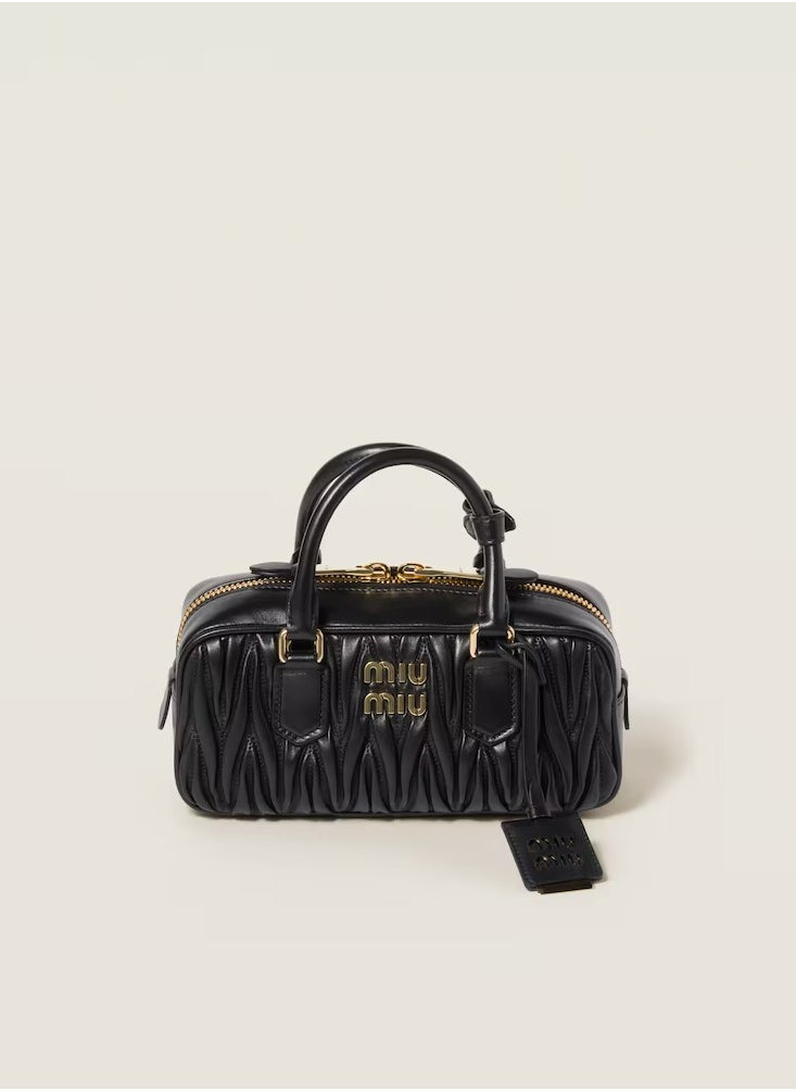 Miu Miu MIU Arcadie Top Handle Bag in Matelassé Nappa Leather Crossbody Shoulder  - Image 1