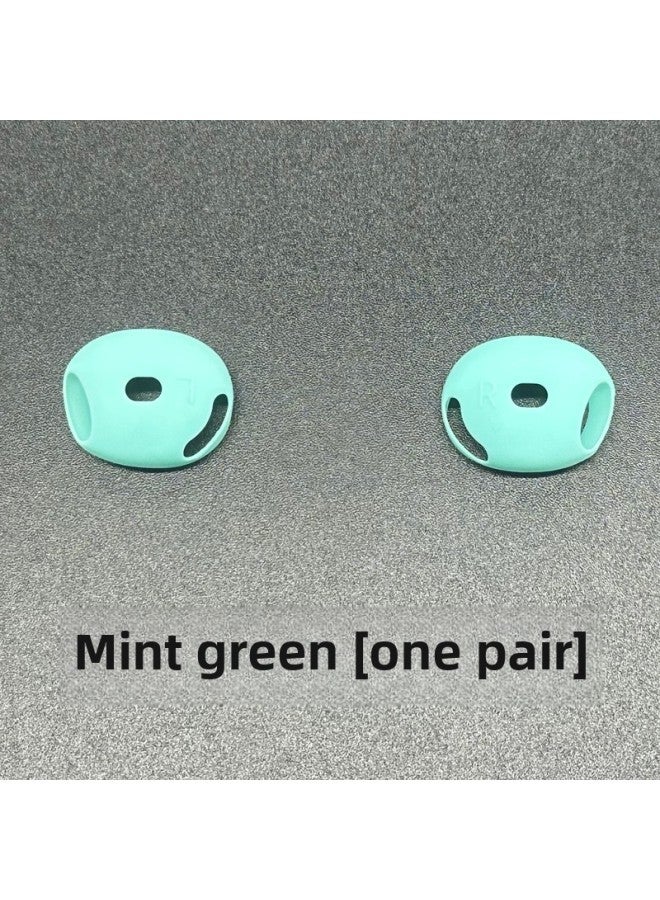 Suitable For Apple Airbuds4 Silicone Ear Cuffs Airbuds4 Anti-slip Headphone Protective Cover Apple Silicone Ear Cap-Color: Pair-Applicable Models:Airpods 4th Generation Anti-slip Earmuffs - Image 1