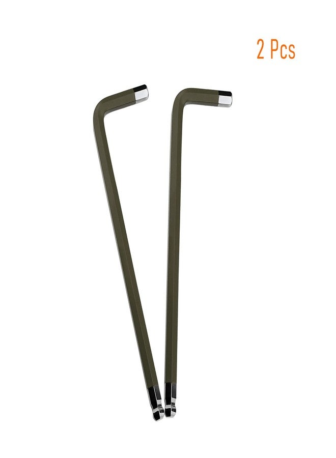 FOCMKEAS 2 PCS 1.5mm Ball End Hex Key Allen Wrench,Internal Hexagonal Wrench, L Shaped Long Arm S2 Steel Repairing Tool，Grey - Image 3