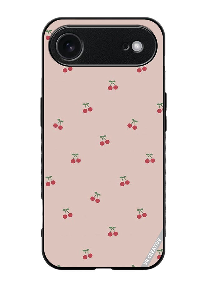 Protective Case Cover For Apple iPhone 17 Air Cherry Design Multicolour