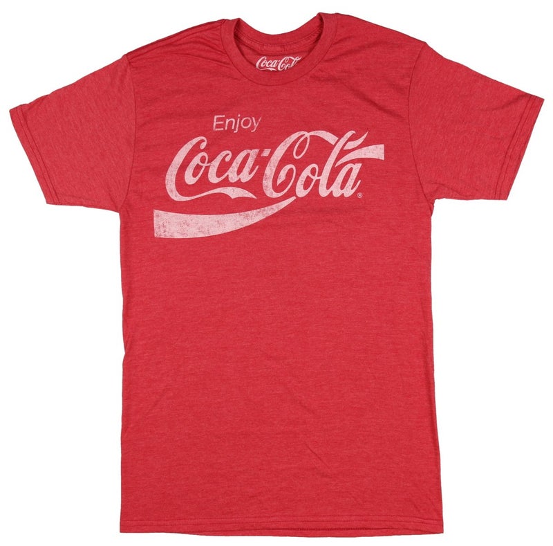 Coca-Cola Mens Coke Classic T Shirt, Red Heather, 2X US - Image 2