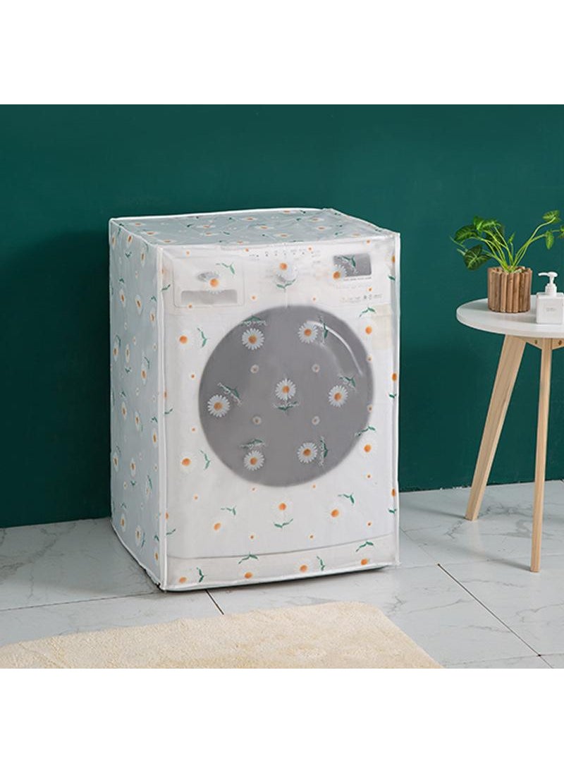 Generic PEVA Waterproof Washing Machine Cover Dustproof Zipper Daisy-Roller 