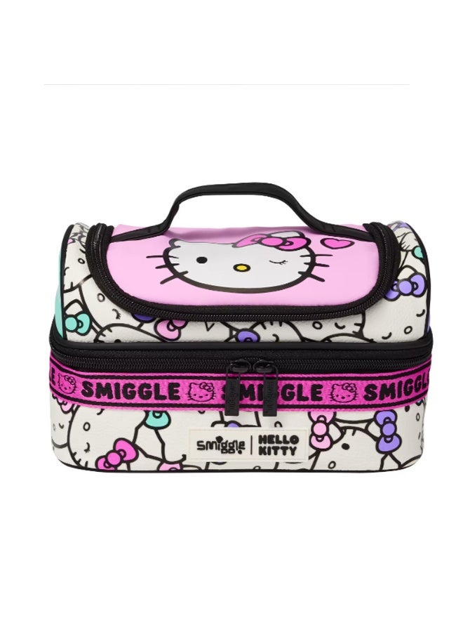 Smiggle x Hello Kitty Double-Layer Insulated Bento Bag - Cute Cartoon Lunch Bag - Image 1