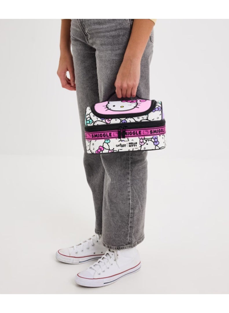 Smiggle x Hello Kitty Double-Layer Insulated Bento Bag - Cute Cartoon Lunch Bag - Image 3
