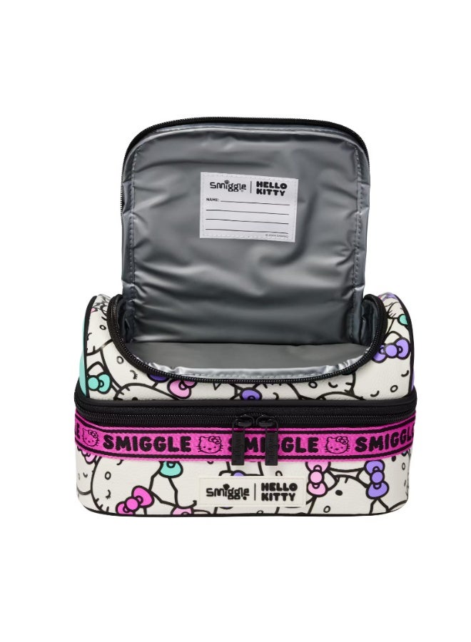 Smiggle x Hello Kitty Double-Layer Insulated Bento Bag - Cute Cartoon Lunch Bag - Image 2