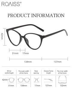 roaiss 3PCS Blue Light Blocking Sunglasses Anti UV and Glare Blue Light Filter Computer Glasses Cat Eye Color Changing Eyewear for Men Women  - Image 3