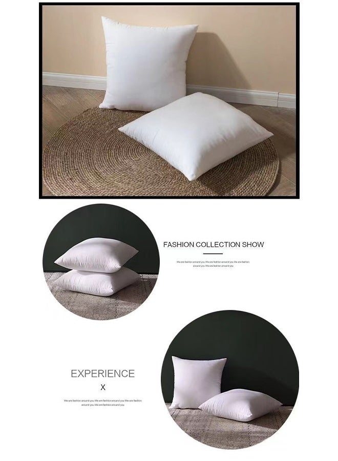 DUNISO 4 Pcs Cushion Inserts Set,Bedding Throw Pillow Inserts,Cushion Fillers,Soft and Fluffy,Wear-Resistant and Durable,for Sofa, Couch, Chair and Bed,40*40cm - Image 3