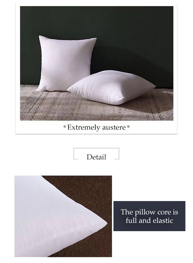 DUNISO 4 Pcs Cushion Inserts Set,Bedding Throw Pillow Inserts,Cushion Fillers,Soft and Fluffy,Wear-Resistant and Durable,for Sofa, Couch, Chair and Bed,40*40cm - Image 5