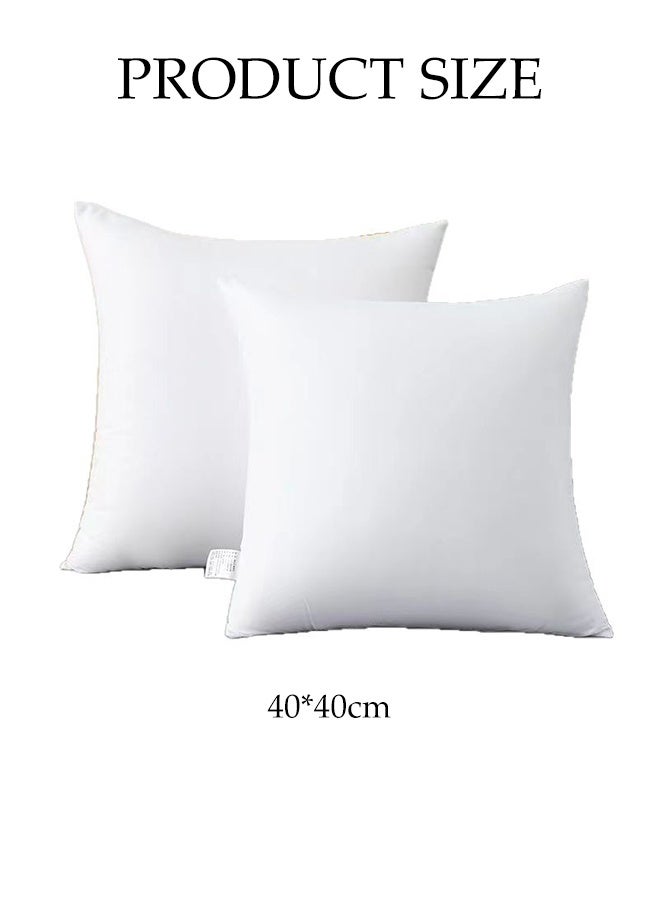 DUNISO 4 Pcs Cushion Inserts Set,Bedding Throw Pillow Inserts,Cushion Fillers,Soft and Fluffy,Wear-Resistant and Durable,for Sofa, Couch, Chair and Bed,40*40cm - Image 3
