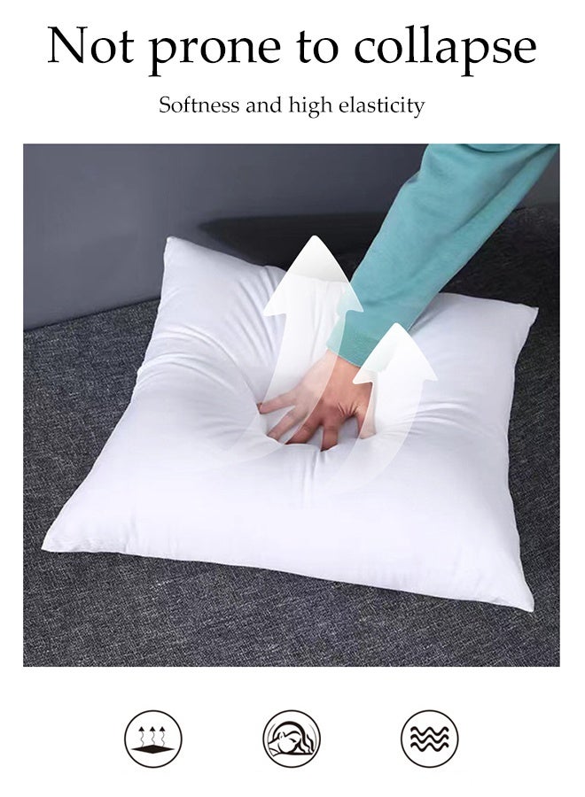DUNISO 4 Pcs Cushion Inserts Set,Bedding Throw Pillow Inserts,Cushion Fillers,Soft and Fluffy,Wear-Resistant and Durable,for Sofa, Couch, Chair and Bed,40*40cm - Image 5