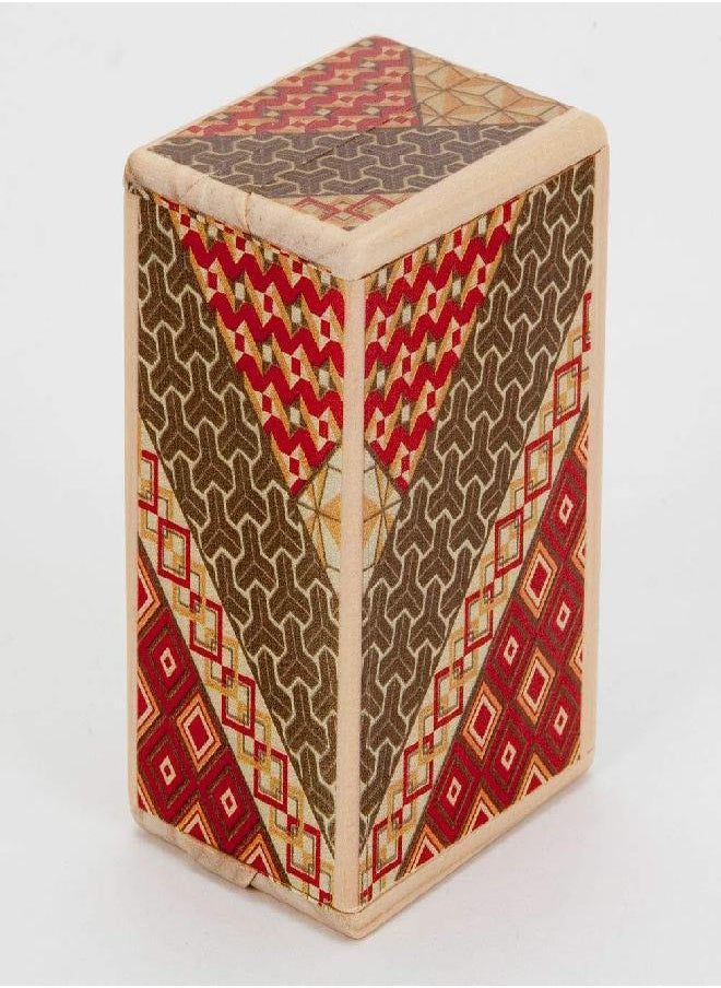 Bits and Pieces Bits and Pieces - Detailed Mosaic Secret Puzzle Box - 7 Step Solution - Wooden Money Box Brainteaser - Secret Compartment Brain Game  - Image 1