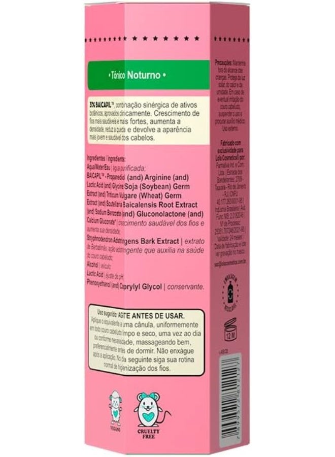 Lola from Rio تونك شعر دنسيد ليلي مع البيوتين والكافيين - يحفز الدورة الدموية لفروة الرأس ويقوي بصيلات الشعر أثناء النوم (250 مل) - Image 3