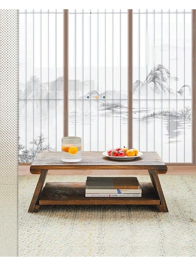 Modern Design Foldable Japanese Style Foldable Low Coffee Table 50 x 30 x 20 cm (Fully Assembled)