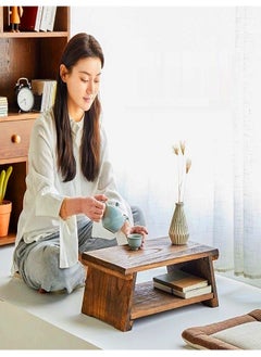 fashionhome Modern Design Foldable Japanese Style Foldable Low Coffee Table 50 x 30 x 20 cm (Fully Assembled)  - Image 4