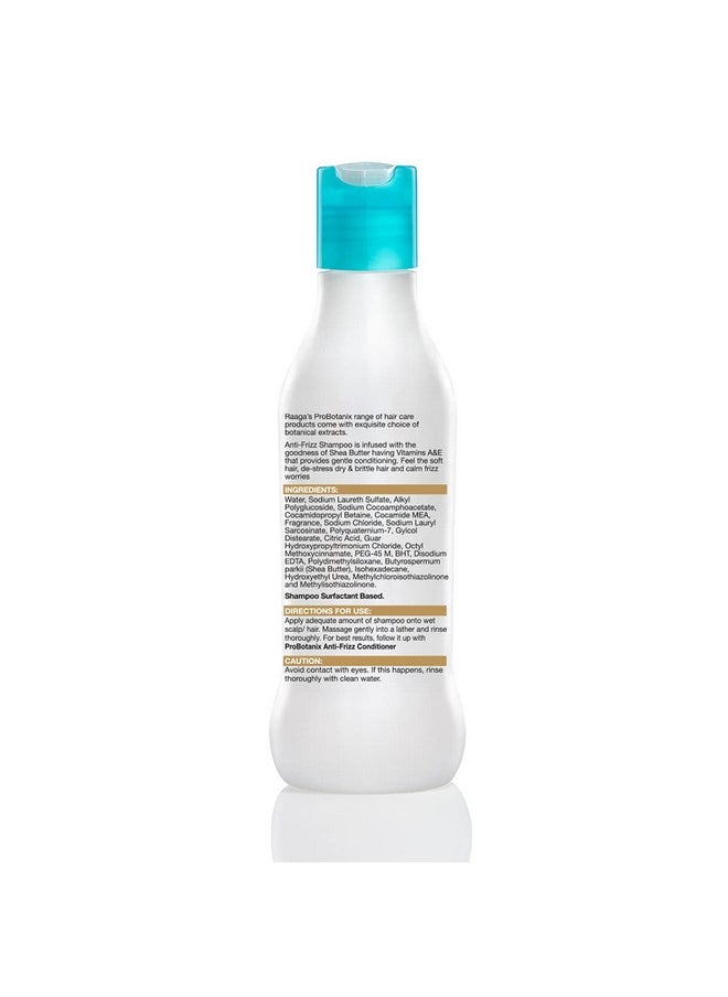 RAAGA PROFESSIONAL - Pro Botanix Anti-Frizz Shampoo With Shea Butter (200 Ml) Smoothes And Controls Unruly Frizzy Hair, Deep Moisturization | Suitable For Men & Women - Image 1