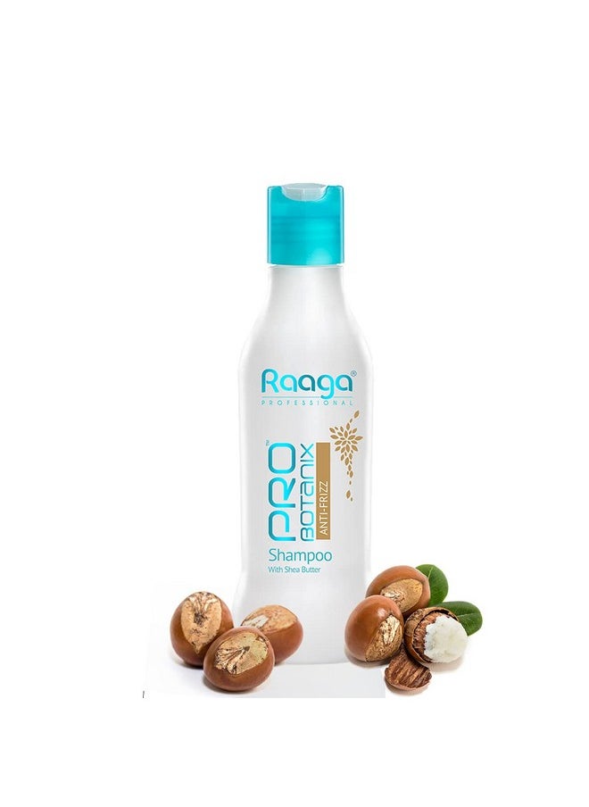 RAAGA PROFESSIONAL - Pro Botanix Anti-Frizz Shampoo With Shea Butter (200 Ml) Smoothes And Controls Unruly Frizzy Hair, Deep Moisturization | Suitable For Men & Women - Image 1