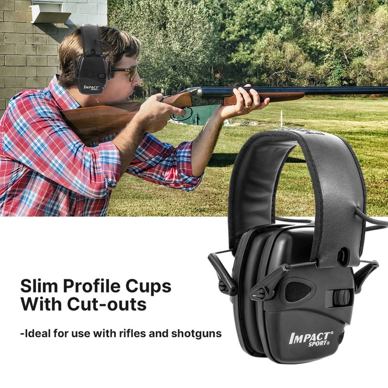 Tactical Electronic Shooting Earmuff Anti-noise Headphone Sound Amplification Hearing Protection with Headset Bag - Image 2