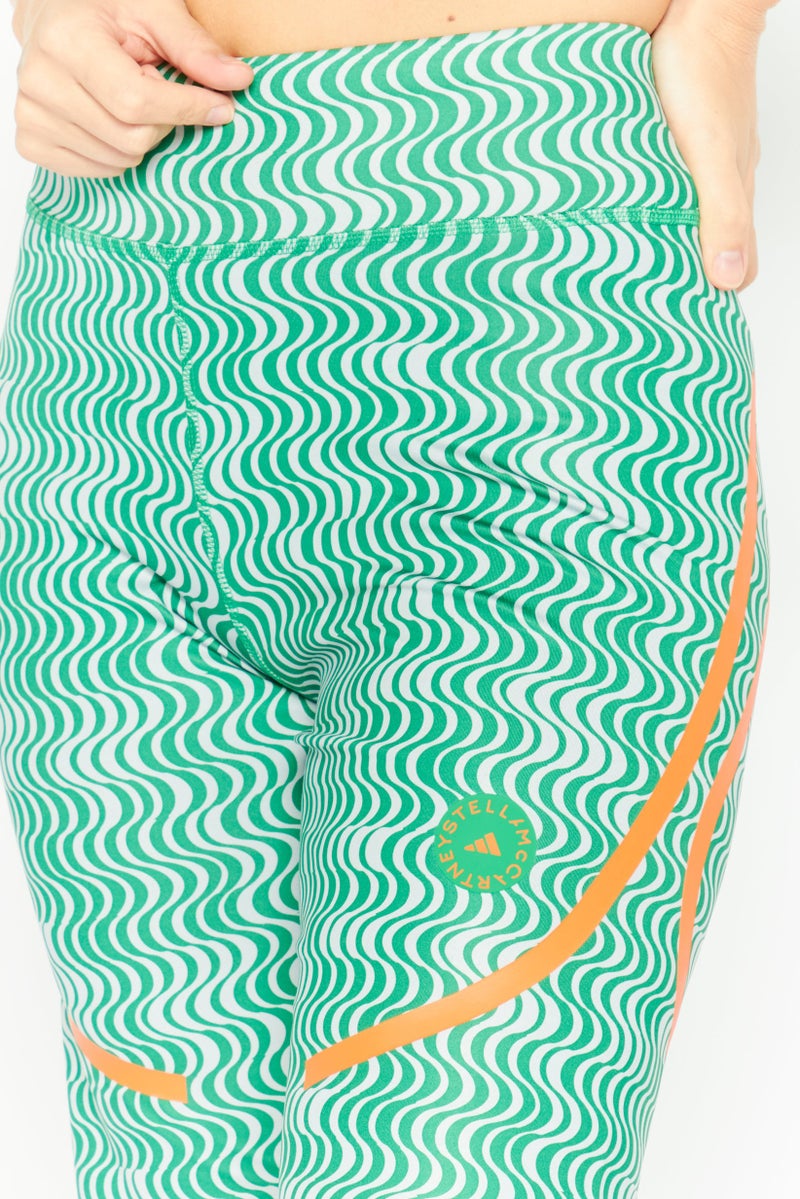 Adidas by Stella McCartney Women Sportwear Fit Abstract Cycling Leggings, Multicolor - Image 3