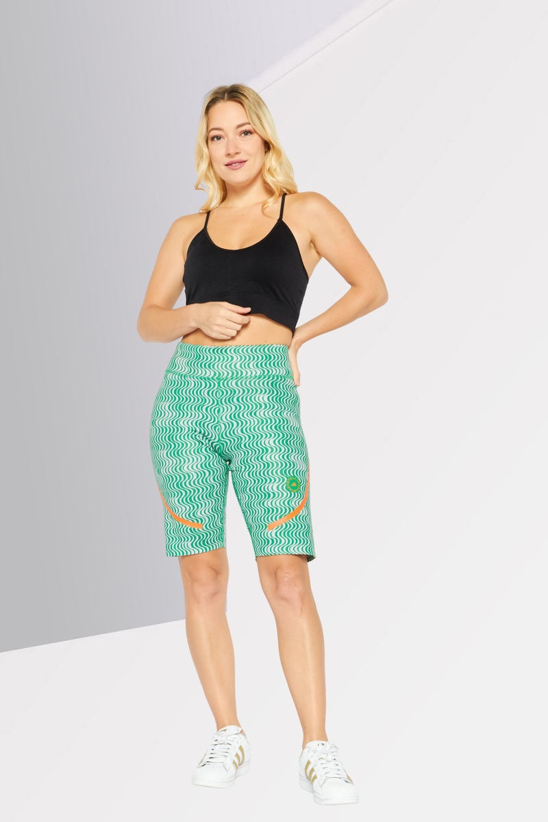 Adidas شورتات دراجات رياضية نسائية من أديداس بتصميم ستلا مكارتني، متعددة الألوان - Image 4