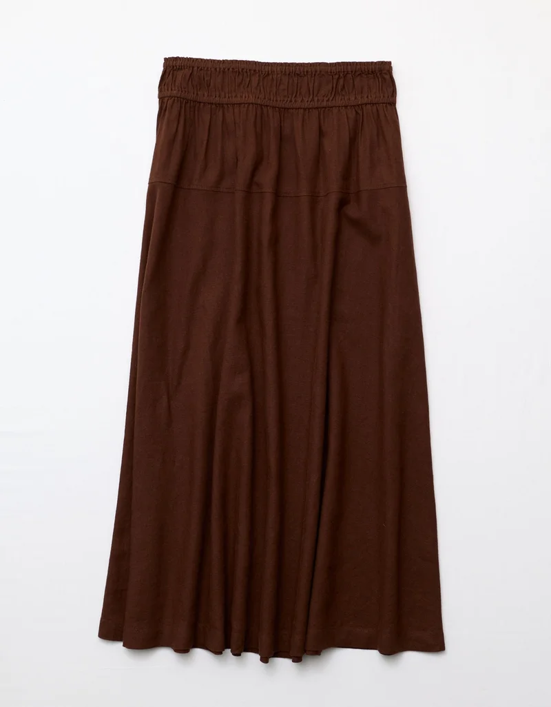 American Eagle  AE Linen-Blend Maxi Skirt for Women | Best Price UAE