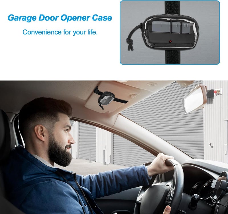 Homakover Adjustable Garage Door Opener Holder for Visor - Image 3