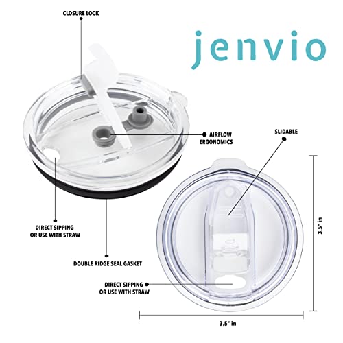 JENVIO Fishing for Men | Stainless Steel Travel Tumbler/Mug with 2 Lids and 2 Straws for Coffee or Cold Drinks | Funny Fly Fisherman Decor Themed Stuff Valentine's Day Gift (20 Ounce) - Image 4