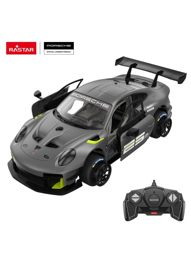 RASTAR 1:18 Scale Porsche 911 GT2 RS Clubsport 25 building Kit Remote Control Car, Officially Licensed Porsche RC Toy Car for Kids - Image 1