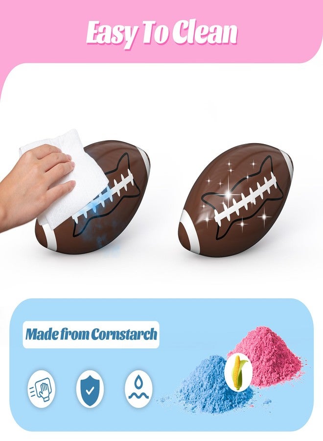 POPUPARTY Gender Reveal Football with Pink and Blue Powder Kit, for Baby Gender Reveal Decoration - Image 4
