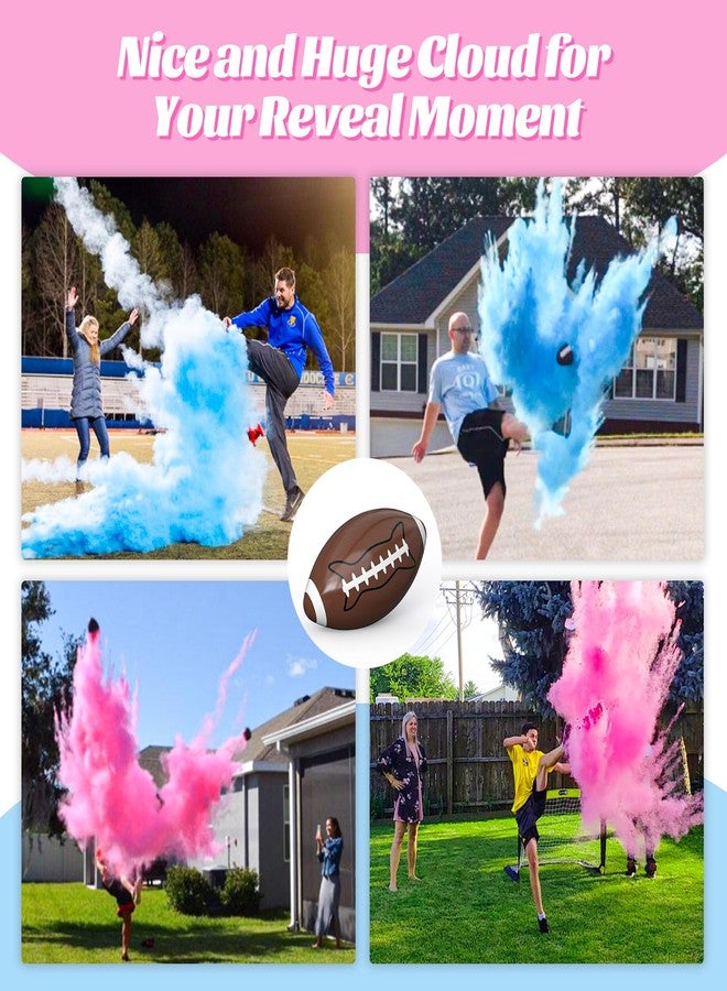 POPUPARTY Gender Reveal Football with Pink and Blue Powder Kit, for Baby Gender Reveal Decoration - Image 2