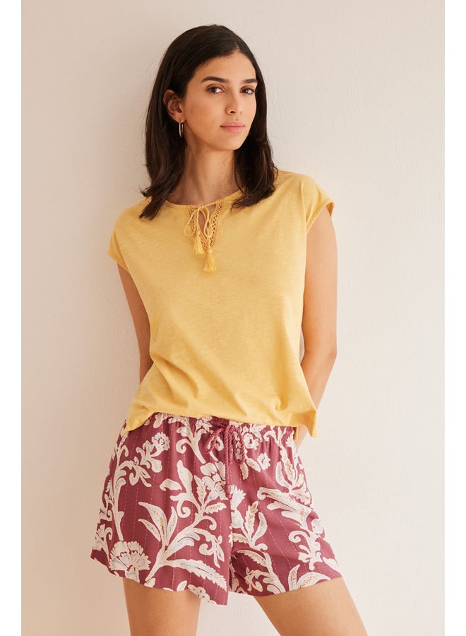women'secret flamé texture T-shirt - Image 2