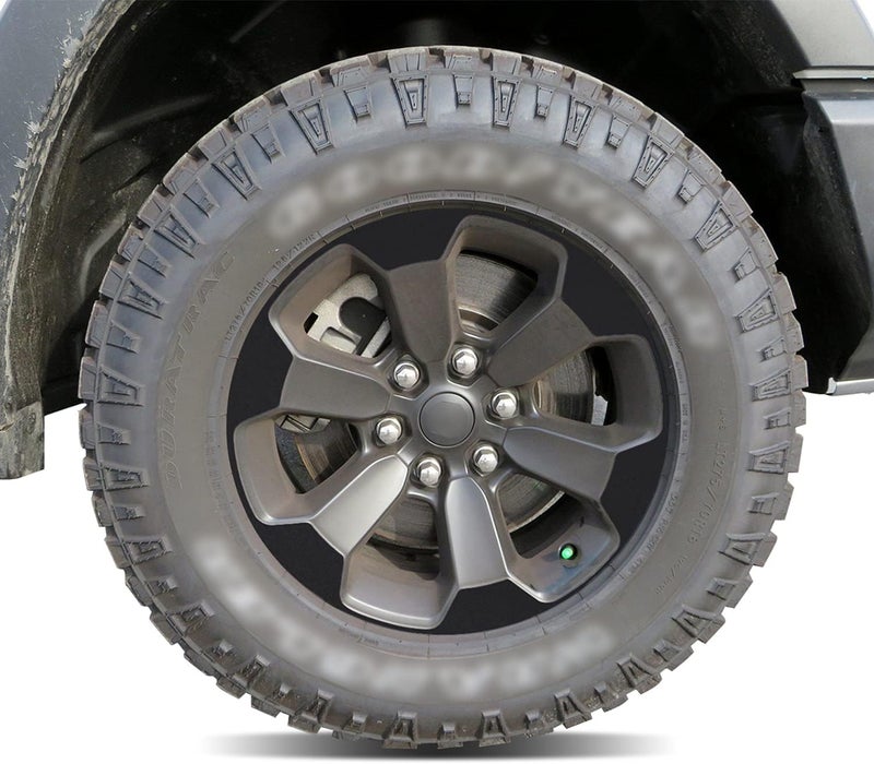 Gomu Full Wheel Overlay Rim Accent Vinyl Decal Wrap for Ram Rebel 2019 2020 - Matte Black - Image 1