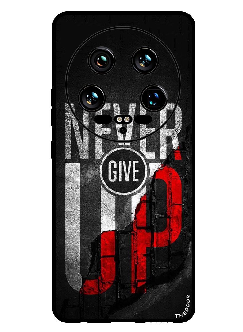 Theodor Protective Case Anti Scratch Shock Proof Bumper Cover For Xiaomi 14 Ultra Never Give Up (2) - Image 1