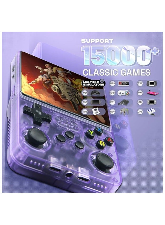 غيم ماستر وحدة تحكم ألعاب محمولة R36S بنظام Linux بشاشة IPS مقاس 3.5 بوصة وذاكرة 64 جيجابايت و128 جيجابايت - Image 2