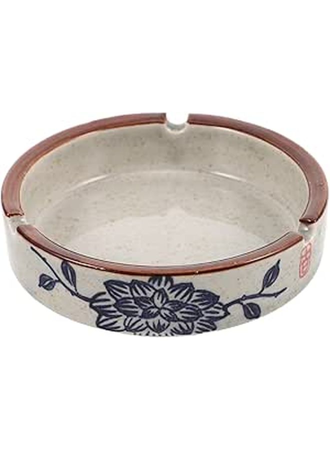 Windproof Ceramic Ashtray With Lid Decorative Desktop Ash Tray - Image 1