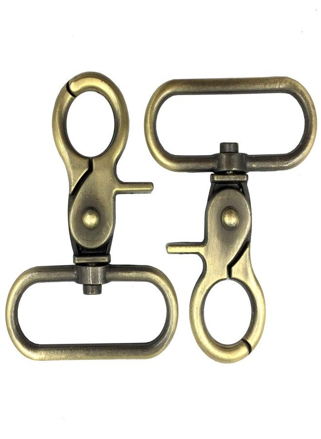 DGOL 8pcs 1-1/2 inch Zinc Alloy Heavy Duty Bronze Webbing Strap Swivel trigger Snap Hook Lobster Clasps Buckles - Image 2