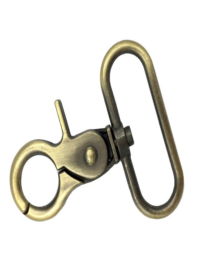 DGOL 8pcs 1-1/2 inch Zinc Alloy Heavy Duty Bronze Webbing Strap Swivel trigger Snap Hook Lobster Clasps Buckles - Image 4