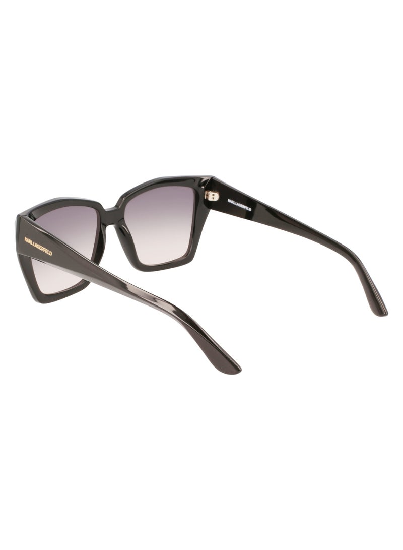 Karl Lagerfeld نظارات شمسية كاملة الإطار حقن CP حقن كارل لاغرفيلد KL6072S 5516 (001) سوداء - Image 5